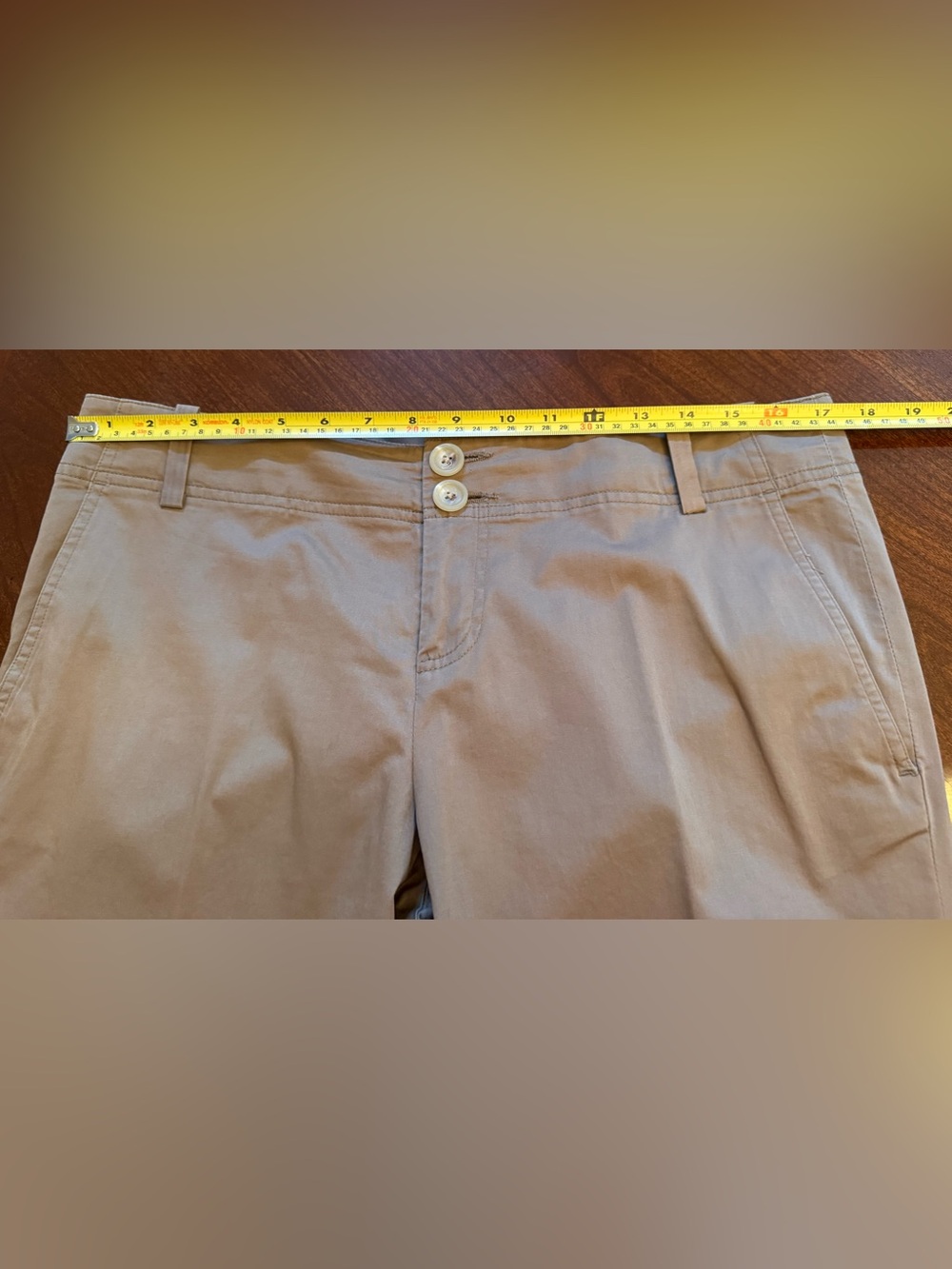 Banana Republic Beige Wide-Leg Pants - Picture 9 of 16